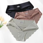 Women's Panties Factory - Satin Ice Silk Seamless Underwear Supplier