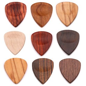 Guitar Pick Factory - Solid Wood Drillable Pendant Supplier