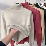 Turtleneck Sweater Factory - Fleece Lined Knitted Pullover Supplier