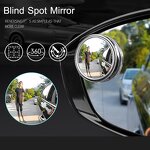 Blind Spot Mirror Factory - Adjustable Car Auxiliary Convex Mirror