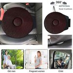 Car Seat Cushion Factory - 360 Swivel Memory Foam Mat