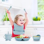 Baby Tableware Set Factory - OEM Silicone Feeding Utensils