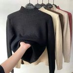 Turtleneck Sweater Factory - Fleece Lined Knitted Pullover Supplier