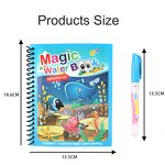Magic Water Book Factory - Reusable Coloring Drawing Book
