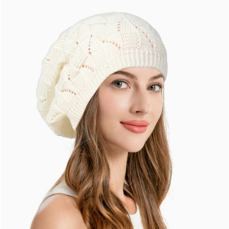 Women's Beret Factory - Knitted Retro Casual Stretch Beret