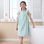 Children Bath Skirt Factory - Pineapple Check Coral Velvet Skirt