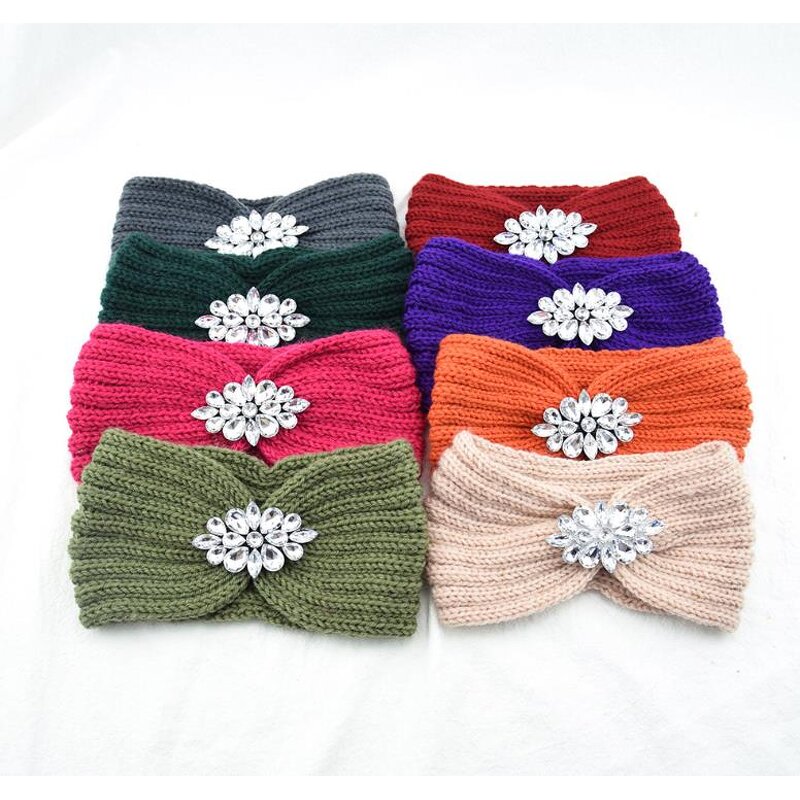 Hair Band Factory - Diamond Knitted Yoga Face Wash Band