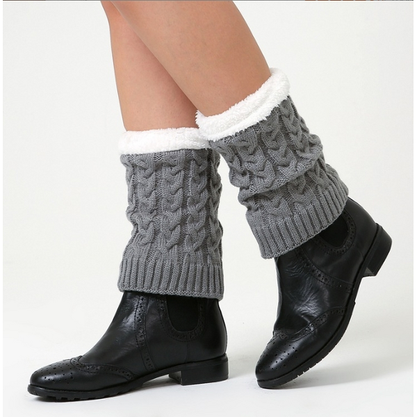 Leg Warmers Factory - Thickened Knitted Knee Warmers Sleeves