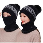 Hat Scarf Set Factory - Winter Plush Pompom Beanie Neck Set