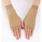 Winter Gloves Factory - Ladies Hand-Crocheted Half-Finger Mittens