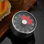 Visual Timer Factory - Stainless Steel 60 Minute Alarm Clock