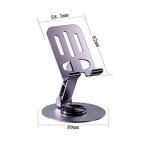 Phone Holder Factory - Full Metal Rotating Desktop Tablet Stand