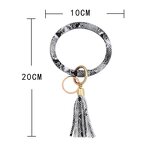 Bracelet Keychain Factory - PU Leather Tassel Wristlet Keyring