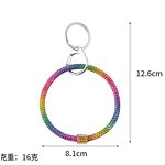 Key Chain Factory - Full Diamond Colored Rhinestone Wristlet