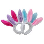 Bunny Ears Headband Factory - LED Glowing Plush Party Hair Hoop
