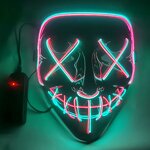 Halloween Mask Factory - LED Neon Glow Party Cosplay Mask