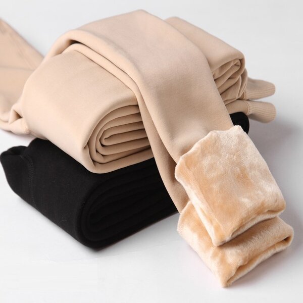 Winter Leggings Factory - Women Thermal Fleece High Waist Tights