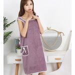 Bathrobe Towel Factory - Wearable Coral Velvet Bath Towel