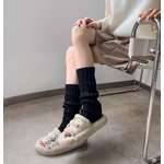Leg Warmers Factory - Plain-colored Twisted Winter Knit Warmers