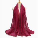 Headscarf Factory - Solid-Colour Encrypted Weave Shawl