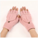 Women's Gloves Factory - Dual-season Fold-over Flap Gloves