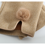 Winter Gloves Factory - Women Wool-Lined Touchscreen Gloves