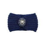 Knitted Headband Factory - Women Winter Warm Rhinestone Headwrap