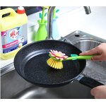 Vase Brush Factory - Purple Flower Pot Washing Brush Set