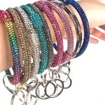 Keychain Wristlet Factory - Fashion Rhinestone Wristband Keychain