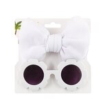 Baby Headband Set Factory - Cute Flower Sunglass Bow Set