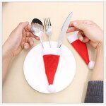 Tableware Holder Factory - Christmas Hat Kitchen Decor Bag