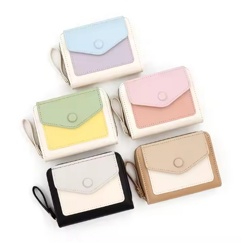 Women's Wallet Factory - Simple Sweet Two Fold Card Wallet