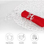 Christmas Napkin Rings Factory - Custom Sika Deer Metal Decor