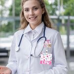 Nurse Badge Reel Factory - Scrub Life Acrylic RN CNA Holder