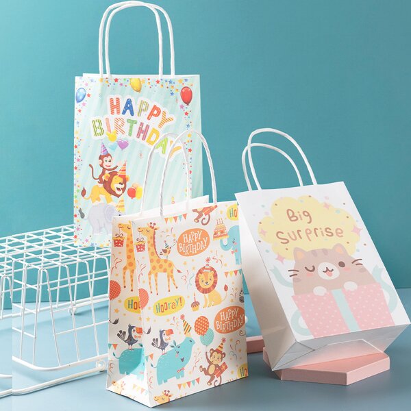 Paper Gift Bags Factory - Unicorn Candy Treat Party Favor Bags