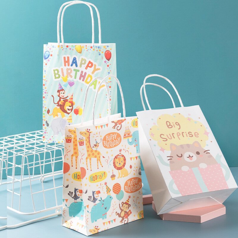 Paper Gift Bags Factory - Unicorn Candy Treat Party Favor Bags