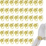 Napkin Rings Factory - Custom Gold Wedding Table Decor