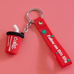 Keychain Factory - PVC Soft Rubber Cartoon Food Keyring