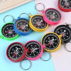 Compass Factory - Custom Colorful Plastic Key Chain Compass