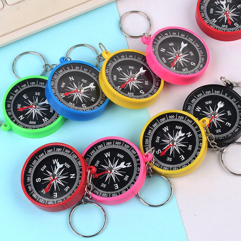 Compass Factory - Custom Colorful Plastic Key Chain Compass