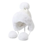 Trapper Hat Factory - Women Faux Fur Pompom Winter Hat