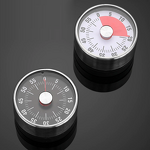 Visual Timer Factory - Stainless Steel 60 Minute Alarm Clock