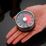 Visual Timer Factory - Stainless Steel 60 Minute Alarm Clock