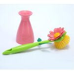 Vase Brush Factory - Purple Flower Pot Washing Brush Set