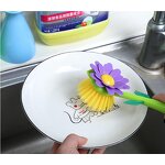 Vase Brush Factory - Purple Flower Pot Washing Brush Set