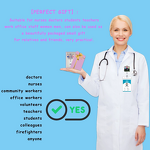 Badge Reel Factory - Bling Cute Acrylic Glitter Charm Reel