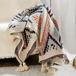 Blanket Factory - Bohemian Knitted Sofa Cover Blanket