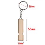Safety Whistle Factory - Custom Metal Emergency Whistle with Keychain