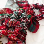Christmas Hair Scrunchies Factory - Snowflake Bunny Hair Band