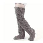 Winter Socks Factory - Women Fuzzy Fluffy Over Knee Socks